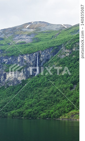 Stunning Norwegian natural landscape of fjords and deep valleys Stunning Norwegian natural landscape of fjords and deep valleys 140835087