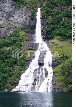 Stunning Norwegian natural landscape of fjords and deep valleys Stunning Norwegian natural landscape of fjords and deep valleys 140835099