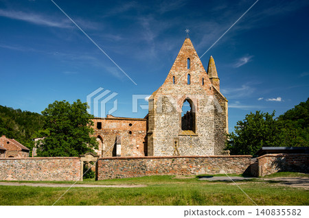 Beautiful old Rosa coeli monastery - Dolni Kounice - Czech Republic. The Baroque residence is a protected cultural monument. Beautiful old Rosa coeli monastery - Dolni Kounice - Czech Republic. The Baroque residence is a protected cultural monument. 140835582