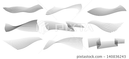 Collection of Wavy Line Patterns Collection of Wavy Line Patterns 140836243