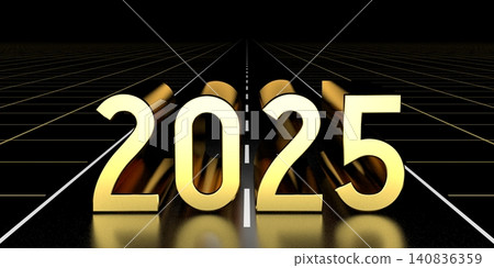 2025 concept, road - 3D rendering 2025 concept, road - 3D rendering 140836359