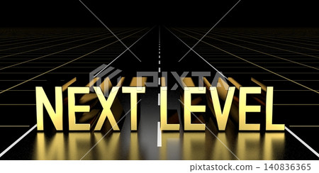 Next level concept, road - 3D rendering Next level concept, road - 3D rendering 140836365