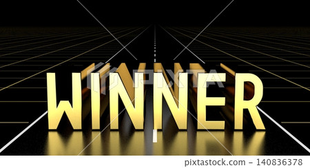 Winner concept, road - 3D rendering Winner concept, road - 3D rendering 140836378