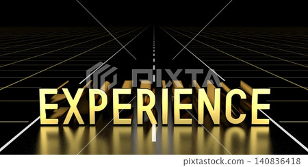 Experience concept, road - 3D rendering Experience concept, road - 3D rendering 140836418
