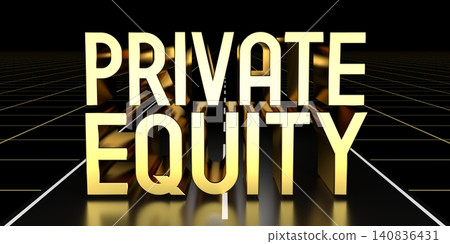 Private equity - road concept - 3D illustration 140836431