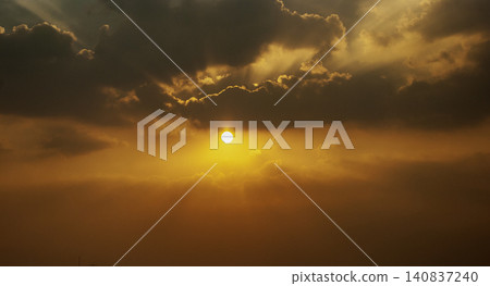 Golden sky sunrise dramatic beautiful landscape view. Dawn sky gold dusk time cloudscape with sunlight. Dramatic sunset scenic landscape. Beautiful landscape sunshine nature Golden sky sunrise dramatic beautiful landscape view. Dawn sky gold dusk time cloudscape with sunlight. Dramatic sunset scenic landscape. Beautiful landscape sunshine nature 140837240