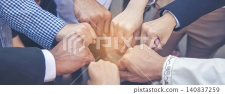 Banner diversity solidarity team multiethnic Partners hands together teamwork. Group of multiracial meetings joins hands together. Panorama Diversity people hands join empower trust team solidarity Banner diversity solidarity team multiethnic Partners hands together teamwork. Group of multiracial meetings joins hands together. Panorama Diversity people hands join empower trust team solidarity 140837259