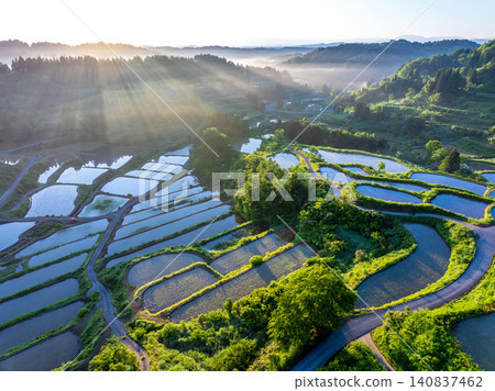 Hoshitoge Rice Terraces (Tokamachi City, Niigata Prefecture) Hoshitoge Rice Terraces (Tokamachi City, Niigata Prefecture) 140837462
