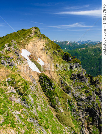 谷川岳夏日美景:從東馬之耳眺望衝之耳 | 日本百岳之一 谷川岳夏日美景:從東馬之耳眺望衝之耳 | 日本百岳之一 140837670