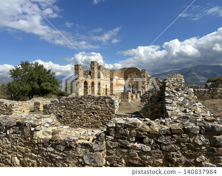 The Basilica of Saint Achillius located on Agios Achillios island in Greece The Basilica of Saint Achillius located on Agios Achillios island in Greece 140837984