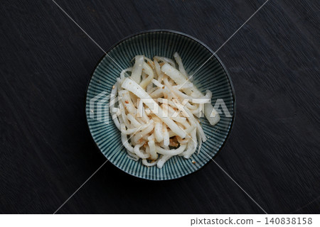 Radish peel namul Radish peel namul 140838158