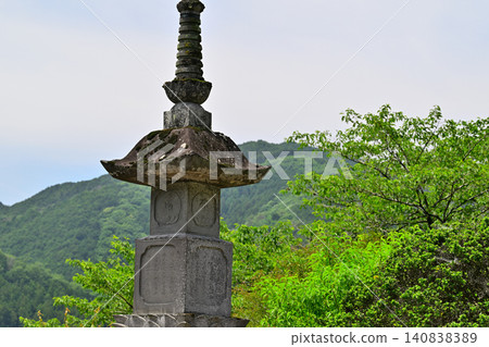View from the grounds of Jorakuji Temple, Rurikozan, Kanuma City 140838389