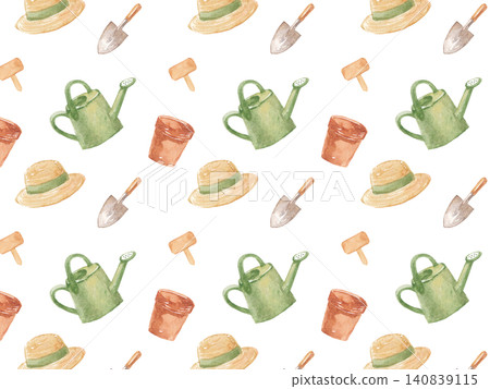 Watercolor gardening wallpaper Watercolor gardening wallpaper 140839115