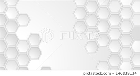 White abstract hexagon pattern background White abstract hexagon pattern background 140839134