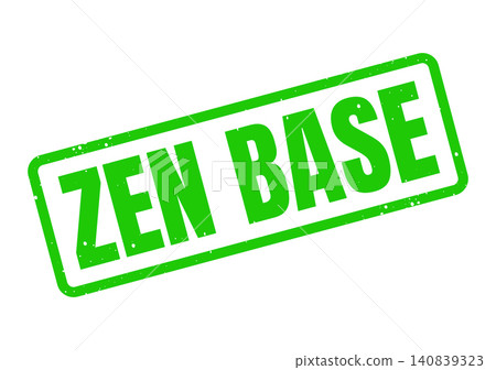 Grunge green rubber stamp mark establishing a calm and foundational core Grunge green rubber stamp mark establishing a calm and foundational core 140839323