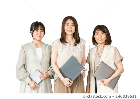 Businesswoman, designer, working woman with laptop in casual clothes (dress code not required) Businesswoman, designer, working woman with laptop in casual clothes (dress code not required) 140839631