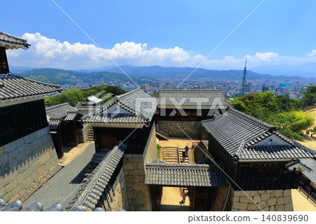 【愛媛郡】從松山城內看到的松山市及城鎮景觀(現存12座天守閣) 【愛媛郡】從松山城內看到的松山市及城鎮景觀(現存12座天守閣) 140839690