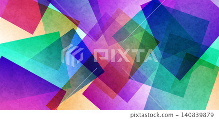 Colorful, overlapping, translucent abstract geometric patterns 140839879