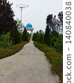 Park walking paths and arches 140840038