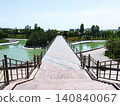 On a bridge in a park in Tashkent 140840067