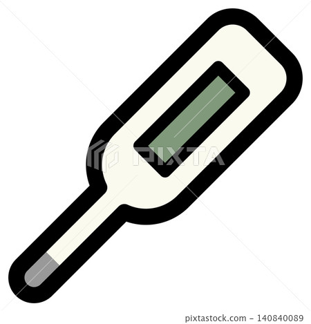 A simple and cute thermometer icon A simple and cute thermometer icon 140840089