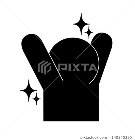 A simple pictogram of a person cheering and celebrating. 140840350