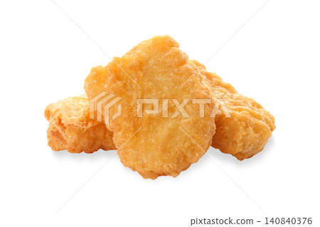 Nuggets arranged artfully with appealing texture and color. Comfort food concept, PNG Nuggets arranged artfully with appealing texture and color. Comfort food concept, PNG 140840376