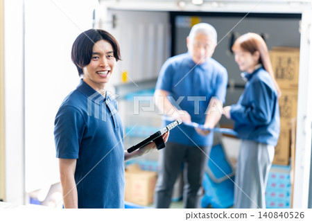 Warehouse management staff Warehouse management staff 140840526