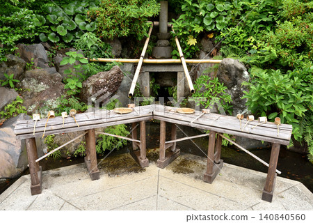 The water basin at a shrine in Fujisawa The water basin at a shrine in Fujisawa 140840560