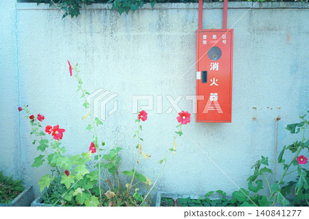 滅火器和紅花 滅火器和紅花 140841277