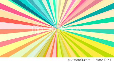 Colorful radial sunburst pattern background Colorful radial sunburst pattern background 140841964