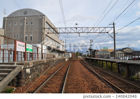 富山峰鐵道本線越中船橋站 富山峰鐵道本線越中船橋站 140842048