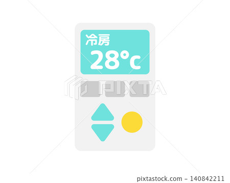 空調遙控器，28°C，冷凍，圖示 140842211