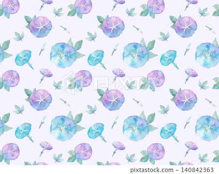 Watercolor morning glory wallpaper Watercolor morning glory wallpaper 140842363