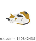Sleeping cat 140842438