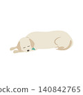Sleeping dog 140842765