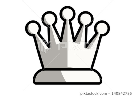 Chess Queen (White) Piece Icon Chess Queen (White) Piece Icon 140842786
