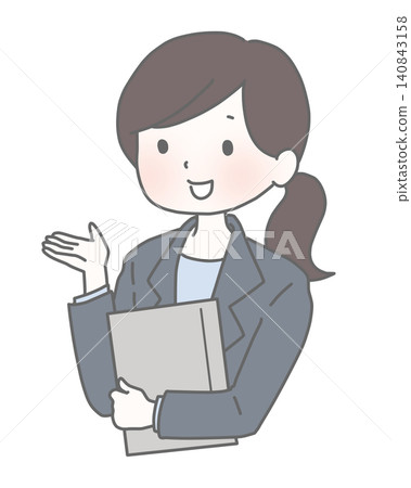 指導的西裝的婦女 140843158