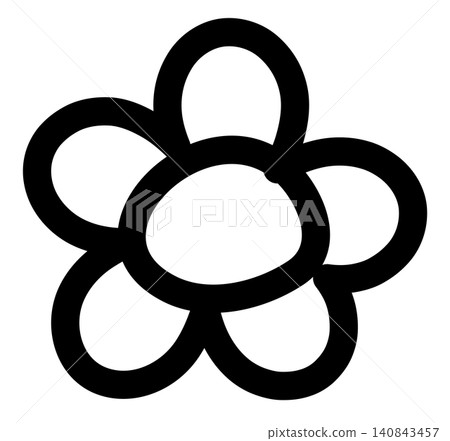 Hand drawn flower in black outlines for kid colouring book, tattoo, floral print, nature, garden, spring, summer vibes, plants, tree, blossom, blooming, home backyard, picnic, park, outdoors, house Hand drawn flower in black outlines for kid colouring book, tattoo, floral print, nature, garden, spring, summer vibes, plants, tree, blossom, blooming, home backyard, picnic, park, outdoors, house 140843457