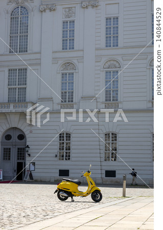 Vienna, Austria - June 13, 2023: Scooter at Josefsplatz Square in Vienna 140844529