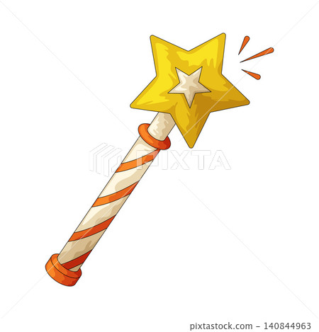 Illustration of Star Wand Illustration of Star Wand 140844963