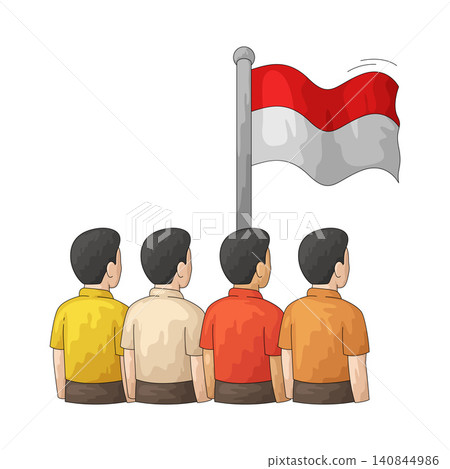 Illustration of Indonesia Ceremony Illustration of Indonesia Ceremony 140844986