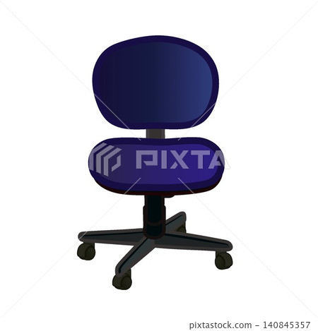 Illustration of an office chair Illustration of an office chair 140845357