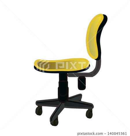 Illustration of an office chair Illustration of an office chair 140845361