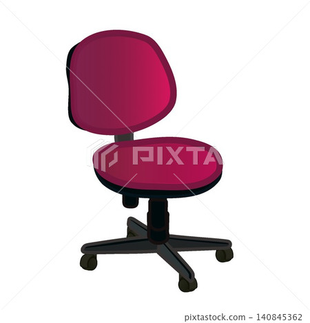 Illustration of an office chair Illustration of an office chair 140845362