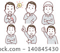 A set of various cute poses for the worker. A set of various cute poses for the worker. 140845430