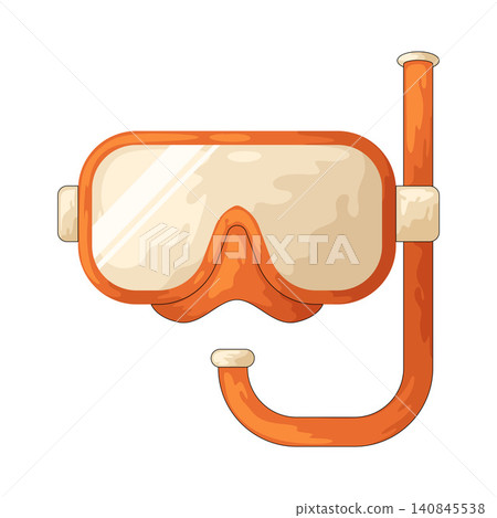 Illustration of Snorkel Mask Illustration of Snorkel Mask 140845538