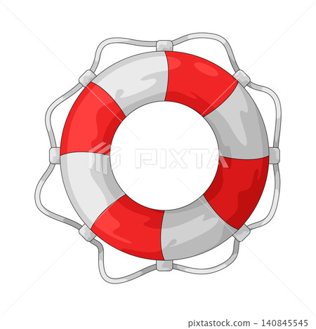 Illustration of Life Preserver Illustration of Life Preserver 140845545