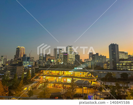 Sunset near Yoyogi Gymnasium in Shibuya, Japan in 2026 Sunset near Yoyogi Gymnasium in Shibuya, Japan in 2026 140845586