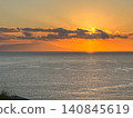 Sunset viewed from Atagawa, Shizuoka, Japan 140845619